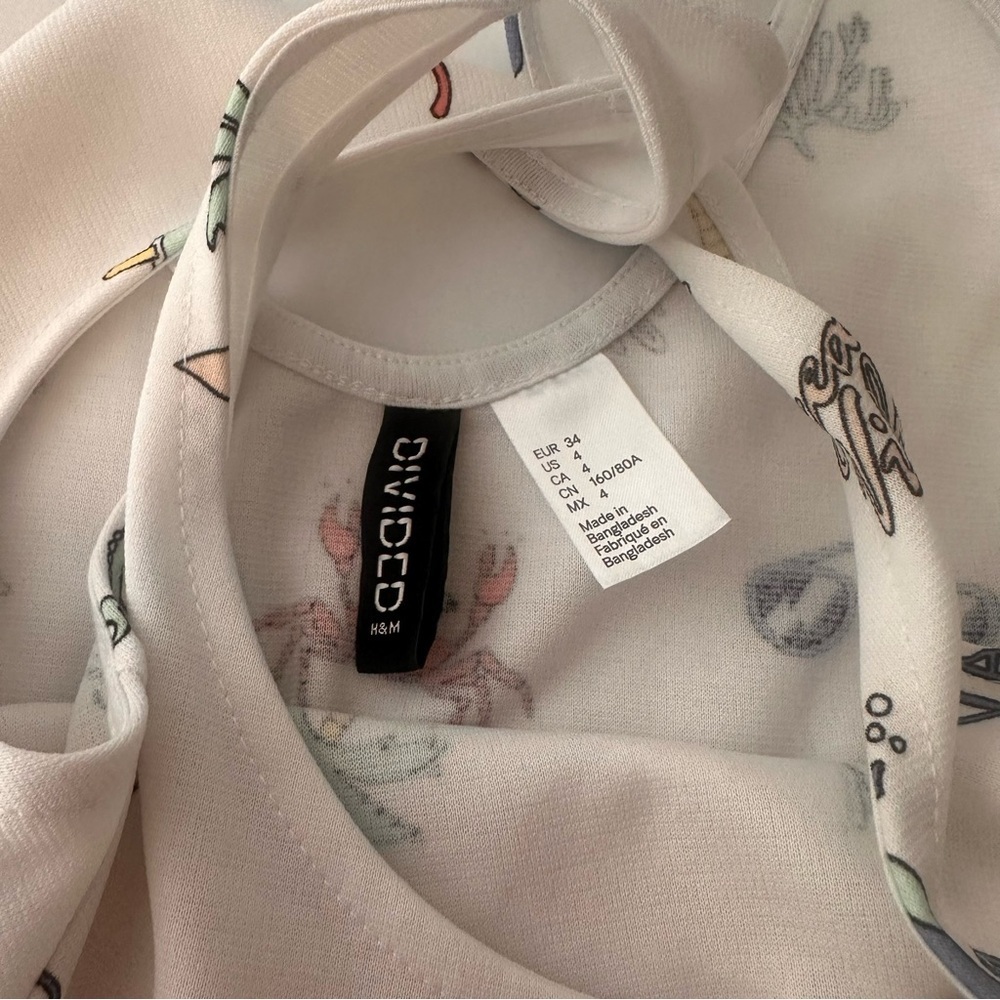 Divided H&M Vacay Print Dress size US 4 - Picture 4 of 8
